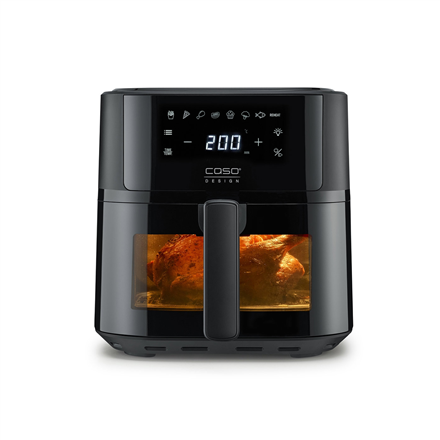 Caso Designer Air Fryer | AirFry 6.0 | Power 1700 W | Capacity 6 L | Black|03185