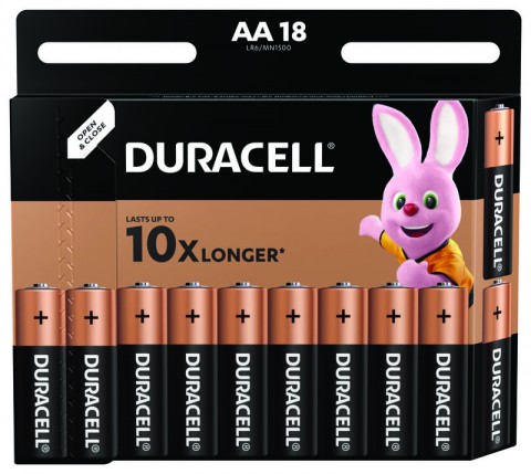 Baterija Duracell LR6, 18vnt