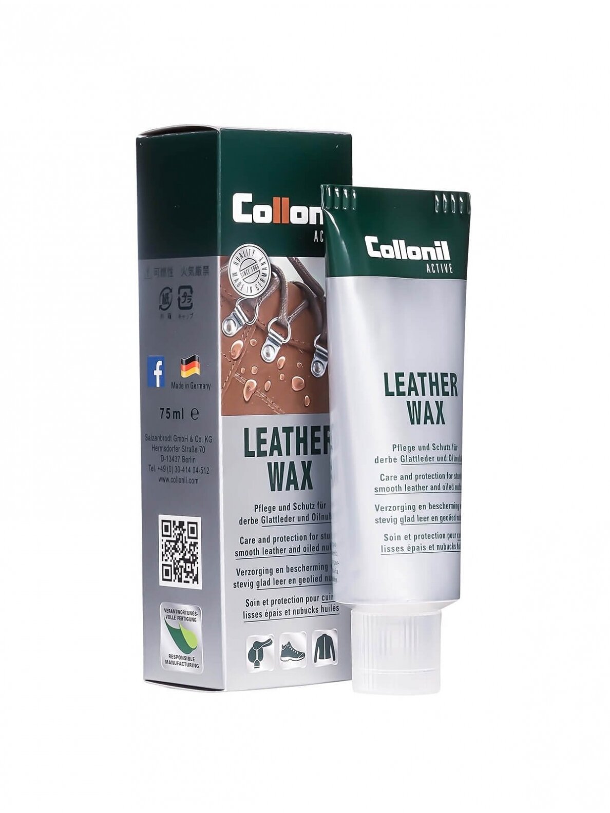 Kreminis batų odos vaškas Collonil Leather Wax