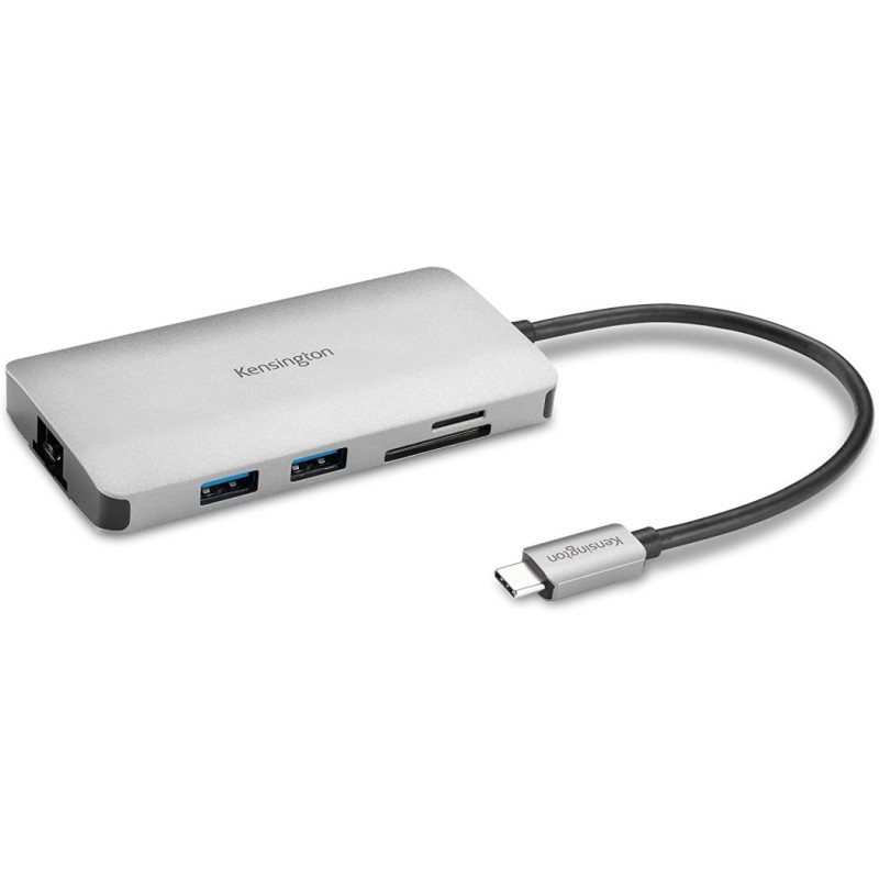 Kensington USB-C 8-In-1 Driverless Mobile Hub UH1400P