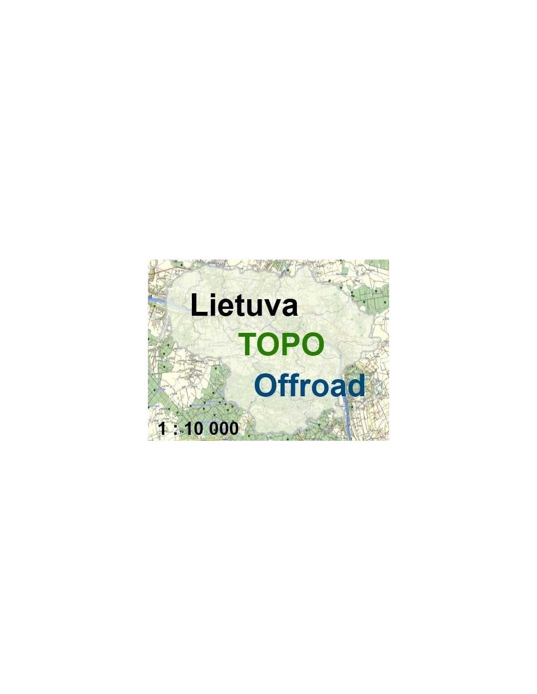 Lietuvos TOPO Offroad žemėlapis