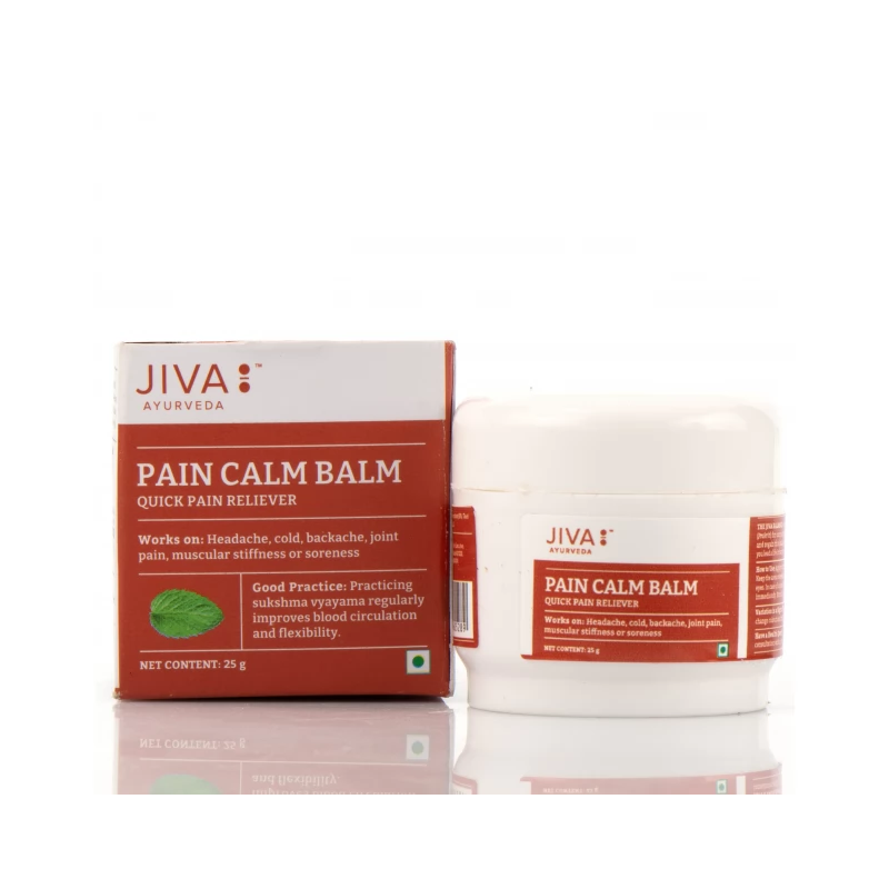 Skausmą malšinantis balzamas Pain Calm Balm Jiva Ayurveda 25g