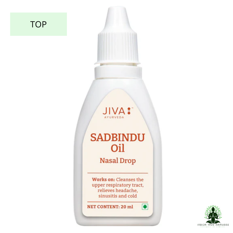 Aliejus į nosį Sadbindu Oil Jiva Ayurveda 20ml