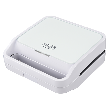 Adler Sandwich maker 2 in 1 | AD 3070w | 850 W | Number of plates 2 | White|AD 3070 white