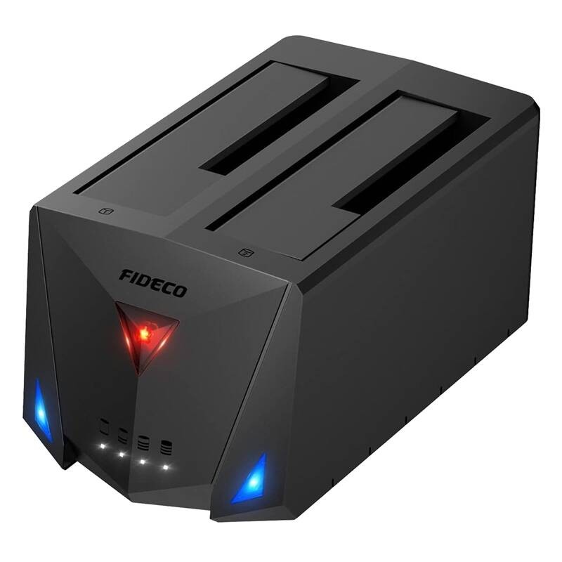 HDD-SSD prijungimo stotelė FIDECO YPZ220B (USB 3.2, SATA I-II-III)