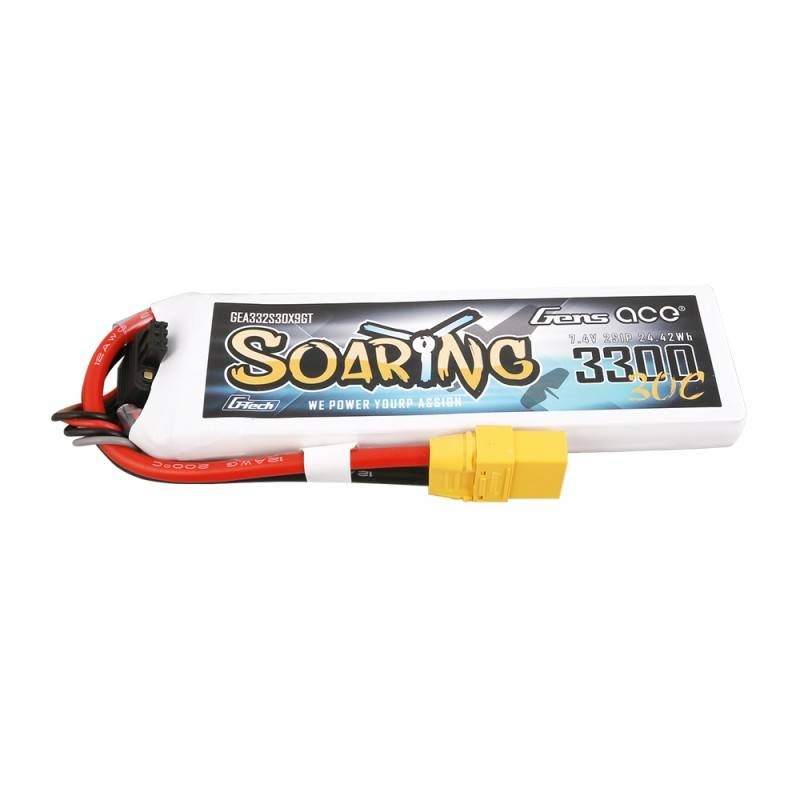 Akumuliatorius Gens Ace G-Tech Soaring 3300mAh 7.4V 30C 2S1P XT90