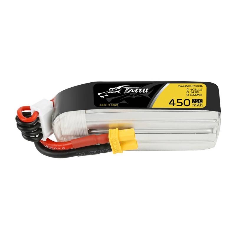 Akumuliatorius Tattu 450mAh 14,8V 75C 4S1P Long