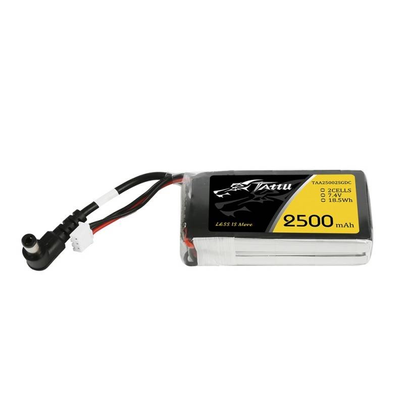 Baterija Tattu 2500mAh 7.4V (iki gogli Fatshark)