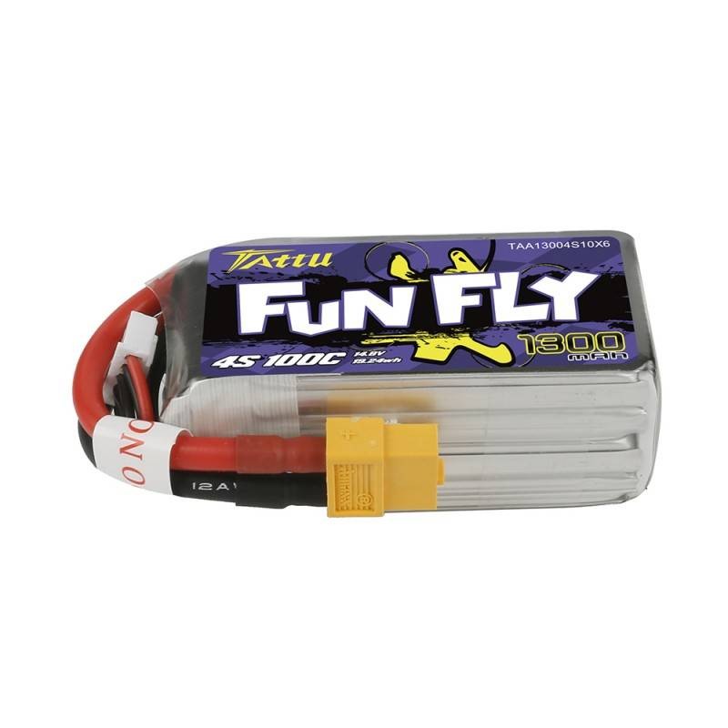 "Tattu Funfly" 1300mAh 14,8V 100C 4S1P akumuliatorius