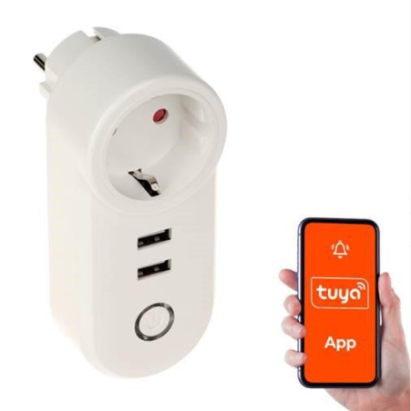 SMART HOME WIFI SMART SOCKET/USB ATLO-P1U2-TUYA GENWAY|ATLO-P1U2-TUYA