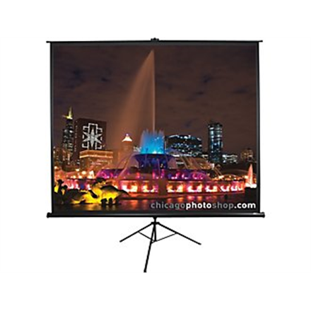 Elite Screens | Tripod Series | T113UWS1 | Diagonal 113 " | 1:1 | Viewable screen width (W) 203 cm | Black|T113UWS1