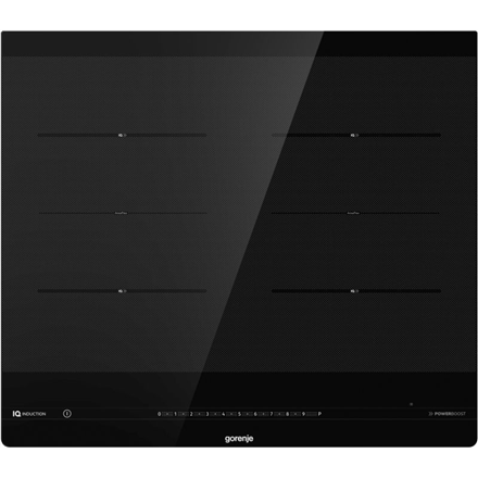 Gorenje | Hob | IS646BG | Induction | Number of burners/cooking zones 4 | Slider | Timer | Black | Display|IS646BG