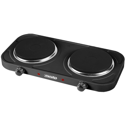Mesko | Electric stove | MS 6509 | Number of burners/cooking zones 2 | Black | Electric|MS 6509