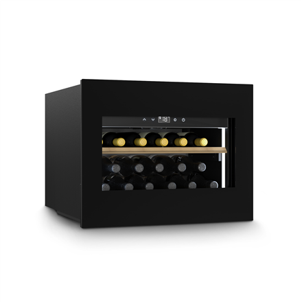 Caso | Wine Cooler | WineDeluxe WD 17 | Energy efficiency class G | Built-in | Bottles capacity 17 | Black|07712