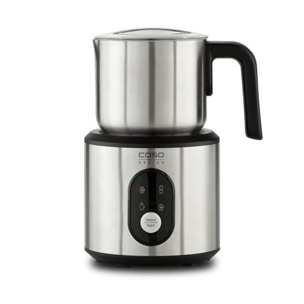 Caso Crema & Choco Milk frother, LED Display, 360° base station, Inox | Caso | Crema & Choco Milk frother | 01666 | 0,35 L | 500 W | Black|01666