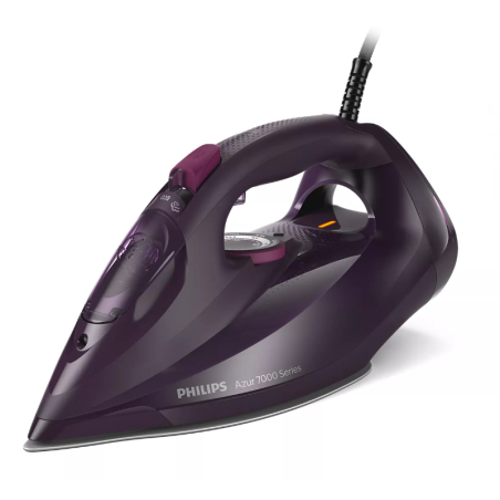 Philips 7000 Series Steam iron DST7061/30, 3000W, 55 g/min continous steam, 250g steam boost, vertical steam, SteamGlide Elite soleplate, drip stop, ASO, QuickCalc Release, 300 ml water tank|DST7061/30