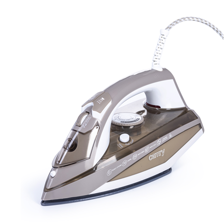 Camry | CR 5018 | Steam Iron | 3000 W | Water tank capacity 320 ml | Continuous steam 40 g/min | Brown/White|CR 5018