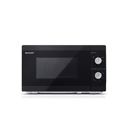 Sharp | Microwave Oven | YC-MS01E-B | Free standing | 20 L | 800 W | Black|YC-MS01E-B