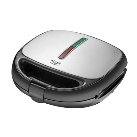 Adler | Sandwich maker | AD 3040 | 1200 W | Number of plates 5 | Number of pastry 2 | Ceramic coating | Black|AD 3040