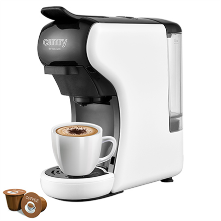 Camry | Multi-capsule Espresso machine | CR 4414 | Pump pressure 19 bar | Ground/Capsule | 1450 W | White/Black|CR 4414