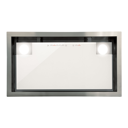 CATA | Hood | GC DUAL A 75 XGWH | Canopy | Energy efficiency class A | Width 79.2 cm | 820 m³/h | Touch control | LED | White glass|02131207