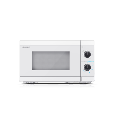Sharp | Microwave Oven with Grill | YC-MG01E-C | Free standing | 800 W | Grill | White|YC-MG01E-C