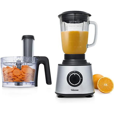 Tristar | Food Processor | MX-4823 | 600 W | Number of speeds 2 | Bowl capacity 1.5 L | Silver|MX-4823