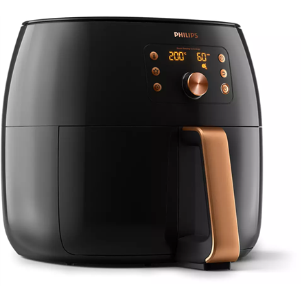 Philips | Premium Airfryer XXL | HD9867/90 | Power 2225 W | Capacity 7.3 L | Smart Sensing Technology | Black|HD9867/90