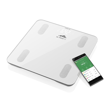 ETA | Smart Personal Scale | Vital Fit ETA678190000 | Body analyzer | Maximum weight (capacity) 180 kg | Accuracy 100 g | Body Mass Index (BMI) measuring | White|ETA678190000