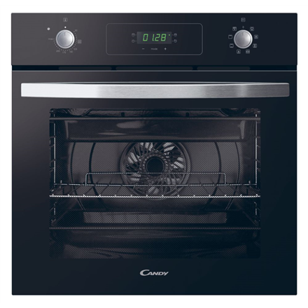 Candy | Oven | FIDC N625 L | 70 L | Electric | Steam | Mechanical control with digital timer | Convection | Height 59.5 cm | Width 59.5 cm | Black|FIDC N625 L