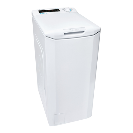 Candy | Washing Machine | CSTG 47TME/1-S | Energy efficiency class B | Top loading | Washing capacity 7 kg | 1400 RPM | Depth 60 cm | Width 41 cm | Display | LCD | Near Field Communication (NFC) | White|CSTG 47TME/1-S