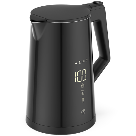 AENO Electric Kettle EK7S Smart: 1850-2200W, 1.7L, Strix, Double-walls, Temperature Control, Keep warm Function, Control via Wi-Fi, LED-display, Non-heating body, Auto Power Off, Dry tank Protection|AEK0007S