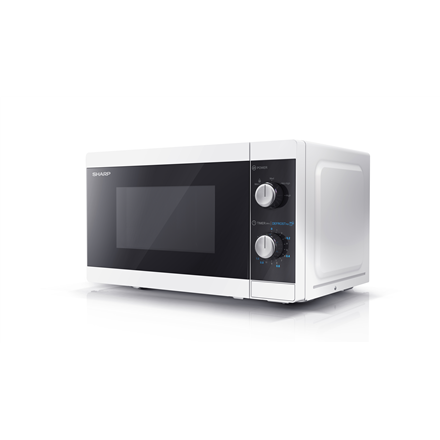 Sharp | Microwave Oven | YC-MS01E-W | Free standing | 800 W | White|YC-MS01E-W