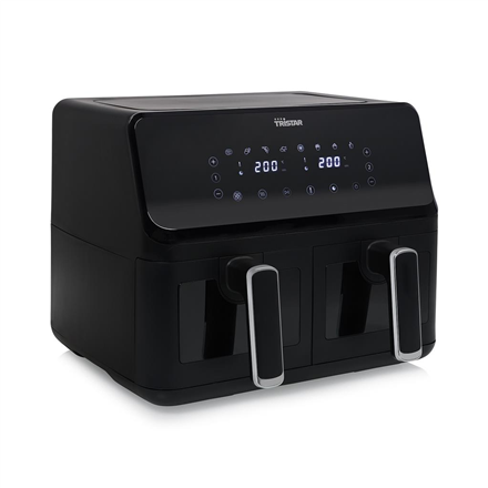 Tristar | Double Basket Airfryer | FR-9040 | Power 2700 W | Capacity 8 L | Black|FR-9040