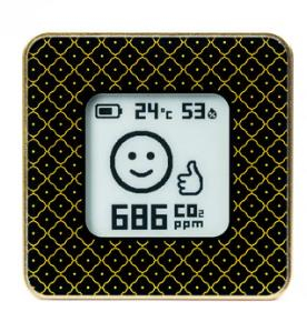 SMART HOME AIR QUALITY SENSOR/GOLD/LUXR AIRV-LUXR AIRVALENT|AIRV-LUXR