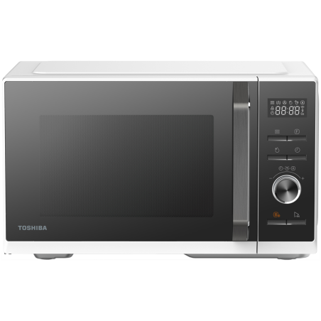 3-in-1 Microwave Oven with Grill and Combination Hob, 26 Litres, Rotating Plate with Storage, Timer, Built-in LED Lights, 900 W, Grill 1000 W, Pizza Programme, White, Product dimensions: 442*368*260|MW3-AC26SF(WH)