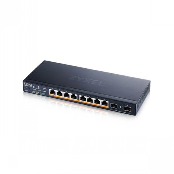 ZYXEL XMG1915-10EP, 8-PORT 2.5GBE, 2 SFP+, 8 X POE++ 130W SMART SWITCH, HYBRID MODE, STANDALONE OR NEBULAFLEX CLOUD|XMG1915-10EP-EU0101F