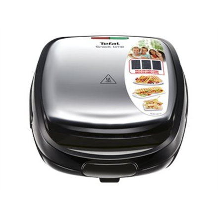 TEFAL Sandwich Maker | SW342D38 | 700 W | Number of plates 3 | Black/Stainless Steel|SW342D38