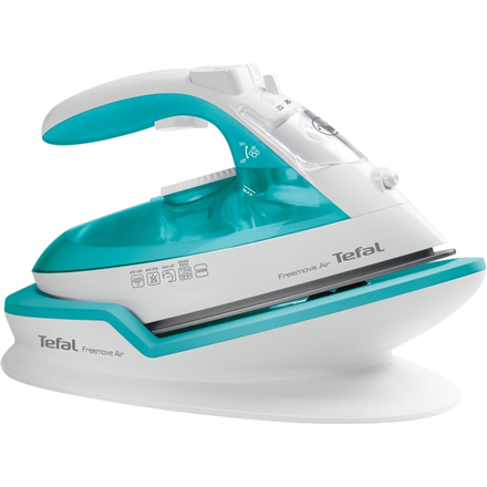 TEFAL Freemove Air Wireless Steam Iron | FV6520 | Steam Iron | 2400 W | Water tank capacity 250 ml | Continuous steam 25 g/min | Steam boost performance 115 g/min|FV6520E0