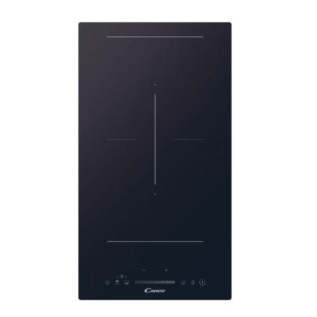 CANDY Induction Domino Hob CTP32SC/E1, 2 cooking zones, Flexible Area, Width 28.8 cm, Black color|CTP32SC/E1