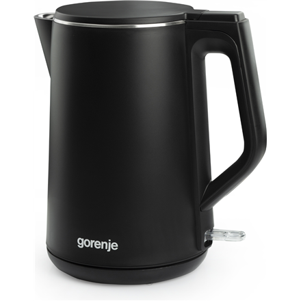Gorenje | Kettle | K15DWBK | Electric | 2200 W | 1.5 L | Stainless steel | 360° rotational base | Black|K15DWBK
