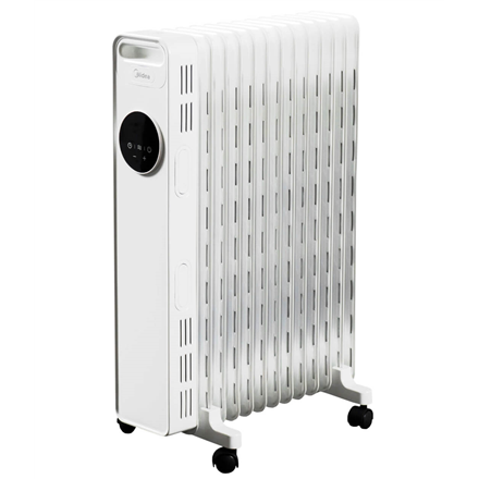 Midea Oil Radiator Heater | NY2513-22MR | Oil Radiator | 2500 W | Number of power levels 3 | Suitable for rooms up to 35 m² | White|NY2513-22MR