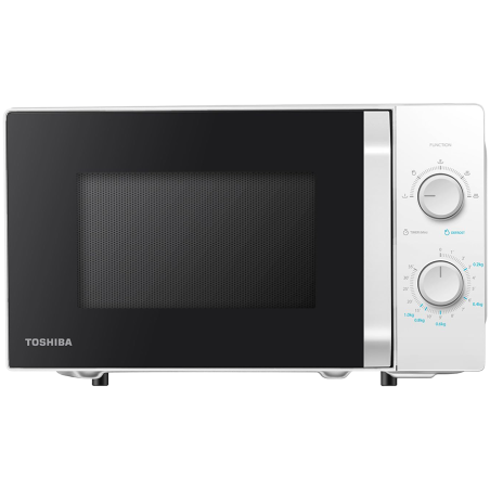 Microwave oven, volume 20L, mechanical control, 800W, 5 power levels, LED lighting, defrosting, cooking end signal, color: White|MW2-MM20P(WH)