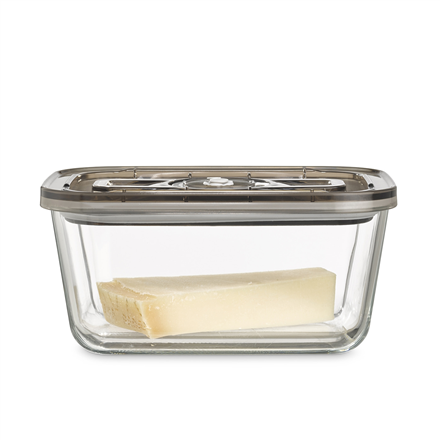 Caso | Glass Vacuum Container with Plastic Lid | VacuBoxx Eco L | Transparent|01176