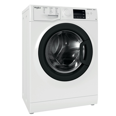 Whirlpool Washing machine | WRSB 7259 WB EU | Energy efficiency class B | Front loading | Washing capacity 7 kg | 1200 RPM | Depth 43.5 cm | Width 59.5 cm | Display | LED | Steam function | White|WRSB 7259 WB EU