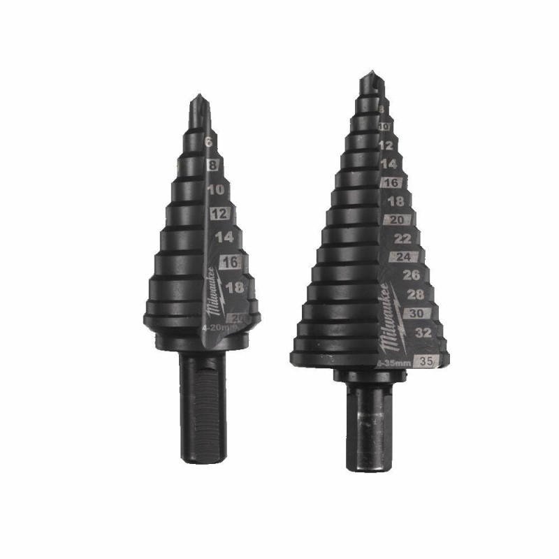 48899398 MILWAUKEE COBALT STEP grąžtų 2 vnt. rinkinys.
