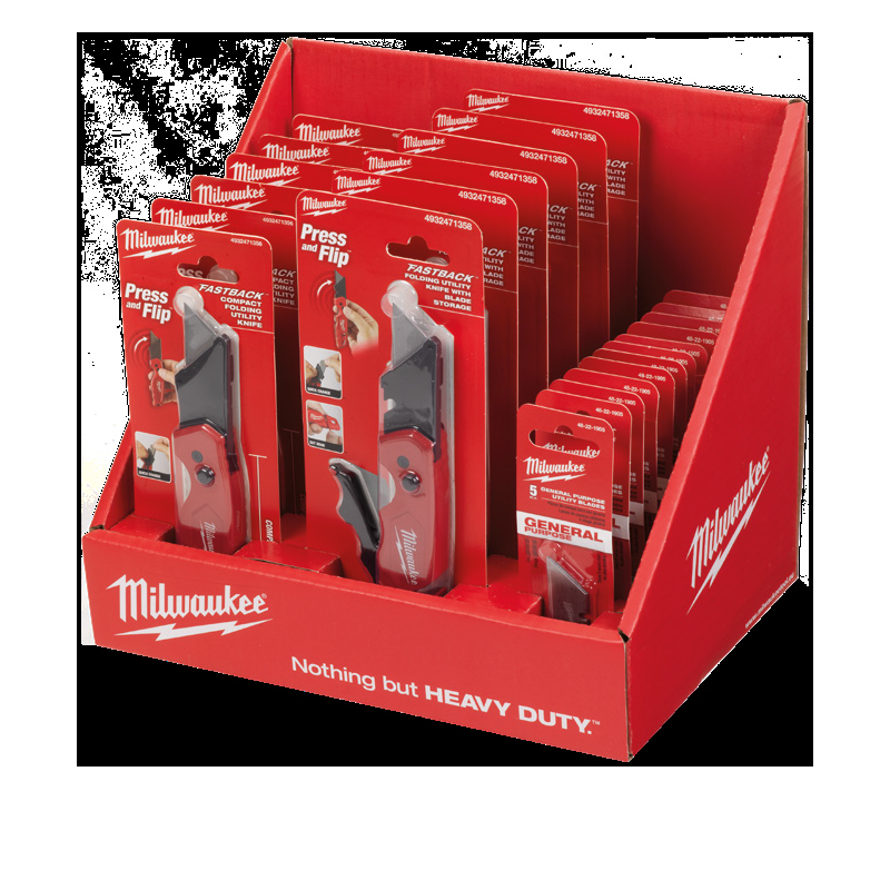 4932478795 "MILWAUKEE" PEILIŲ RINKINYS PREKYSTALIO VITRINOJE