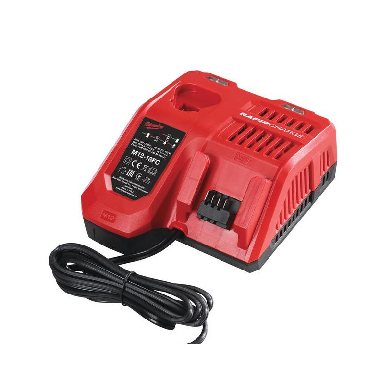 4932451079 MILWAUKEE.CHARGER M12-18FC GREITAS ĮKROVIMAS
