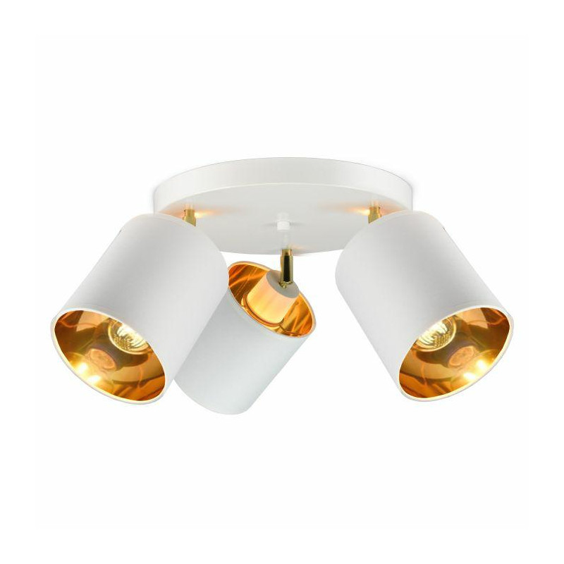AD-LD-6270WE27M ORNO SUFFIT Sieninis šviestuvas BATI SP 3 E27 MAX 3x60 W BALTAS