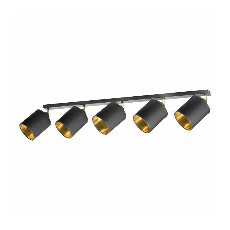 AD-LD-6272BE27M ORNO SUFFIT Sieninis šviestuvas BATI SP 5 E27 MAX 5x60W BLACK